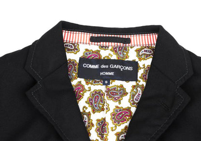 COMME des GARCONS HOMME Wool Paisley Jacket Black Size S