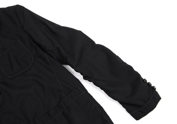 COMME des GARCONS HOMME Wool Paisley Jacket Black Size S