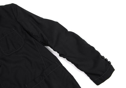 COMME des GARCONS HOMME Wool Paisley Jacket Black Size S
