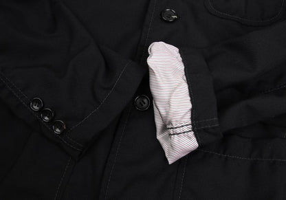 COMME des GARCONS HOMME Wool Paisley Jacket Black Size S