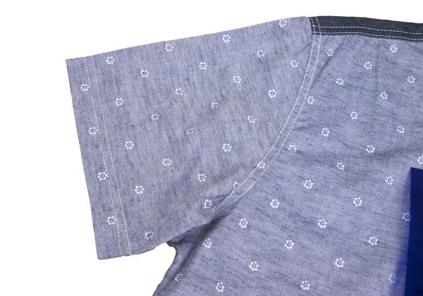 JUNYA WATANABE MAN Chambray Floral BD Sleeve Shirt Size XS