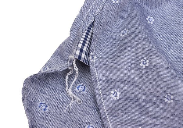 JUNYA WATANABE MAN Chambray Floral BD Sleeve Shirt Size XS