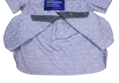 JUNYA WATANABE MAN Chambray Floral BD Sleeve Shirt Size XS