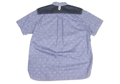JUNYA WATANABE MAN Chambray Floral BD Sleeve Shirt Size XS