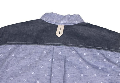 JUNYA WATANABE MAN Chambray Floral BD Sleeve Shirt Size XS