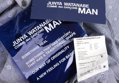 JUNYA WATANABE MAN Chambray Floral BD Sleeve Shirt Size XS