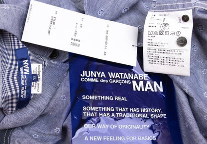 JUNYA WATANABE MAN Chambray Floral BD Sleeve Shirt Size XS
