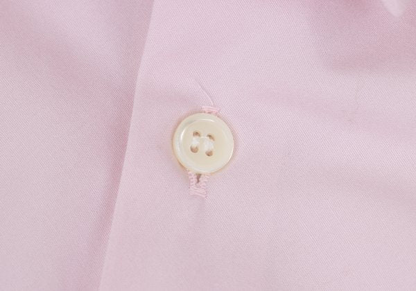 COMME des GARCONS Cotton Frill Patch Long Shirt Pink Size XS