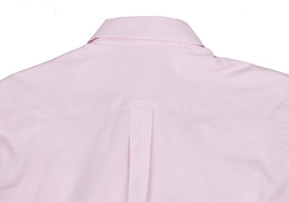 COMME des GARCONS Cotton Frill Patch Long Shirt Pink Size XS