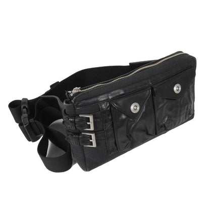 Jean Paul GAULTIER Leather Bag Black