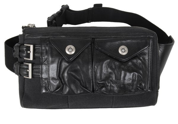 Jean Paul GAULTIER Leather Bag Black