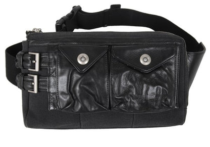 Jean Paul GAULTIER Leather Bag Black