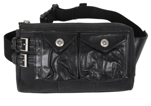 Jean Paul GAULTIER Leather Bag Black