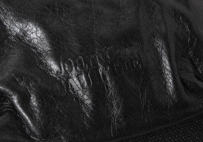 Jean Paul GAULTIER Leather Bag Black