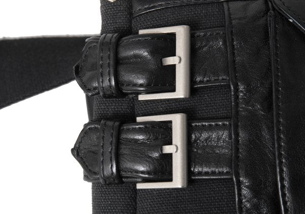 Jean Paul GAULTIER Leather Bag Black