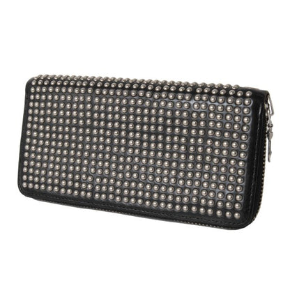 LIMI feu Studded Leather Wallet Black