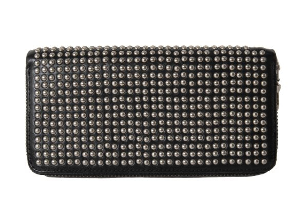 LIMI feu Studded Leather Wallet Black
