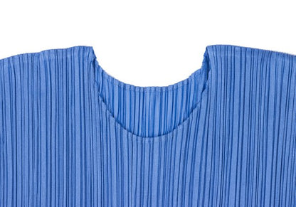 PLEATS PLEASE Pleated Sleeveless Top Light Blue Size 3