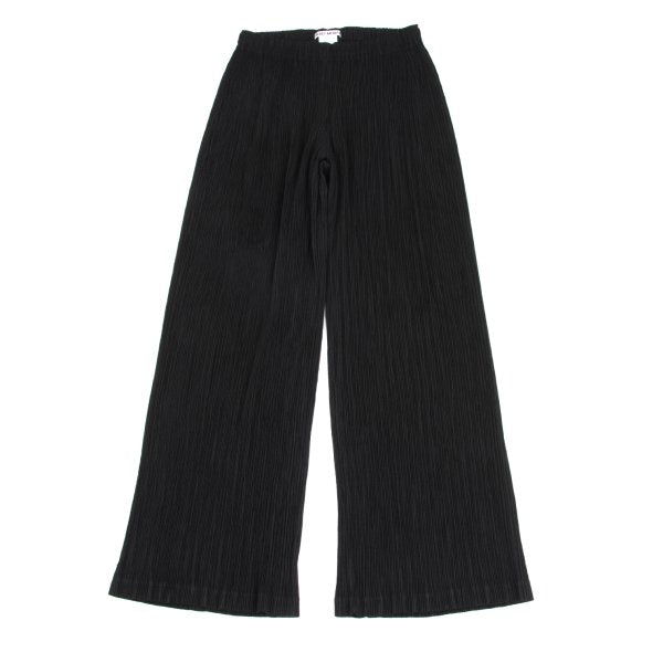 ISSEY MIYAKE Pleated Wide Pants Black Size S