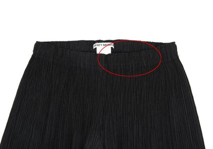 ISSEY MIYAKE Pleated Wide Pants Black Size S