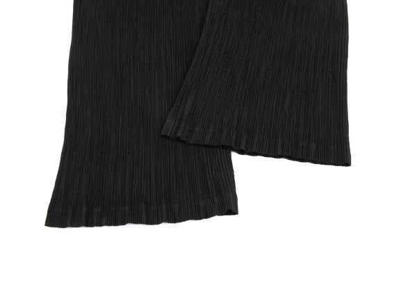 ISSEY MIYAKE Pleated Wide Pants Black Size S