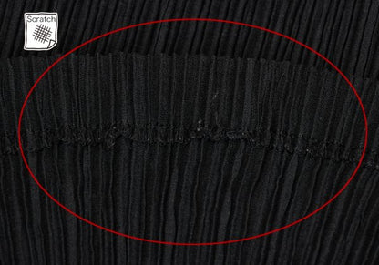 ISSEY MIYAKE Pleated Wide Pants Black Size S