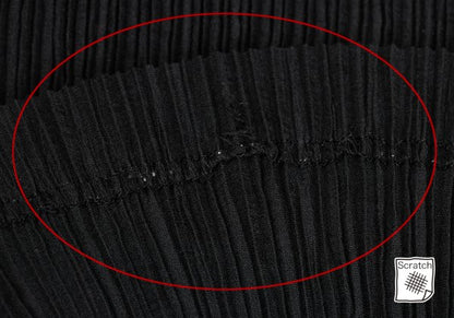 ISSEY MIYAKE Pleated Wide Pants Black Size S
