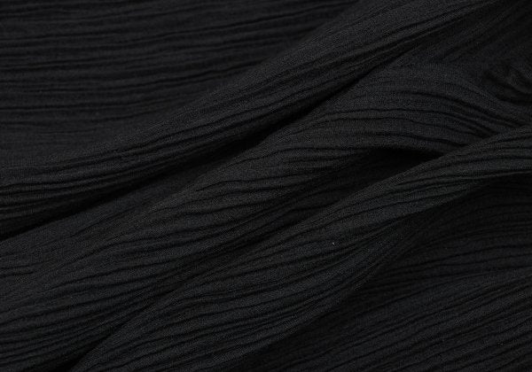 ISSEY MIYAKE Pleated Wide Pants Black Size S
