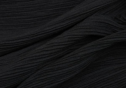 ISSEY MIYAKE Pleated Wide Pants Black Size S
