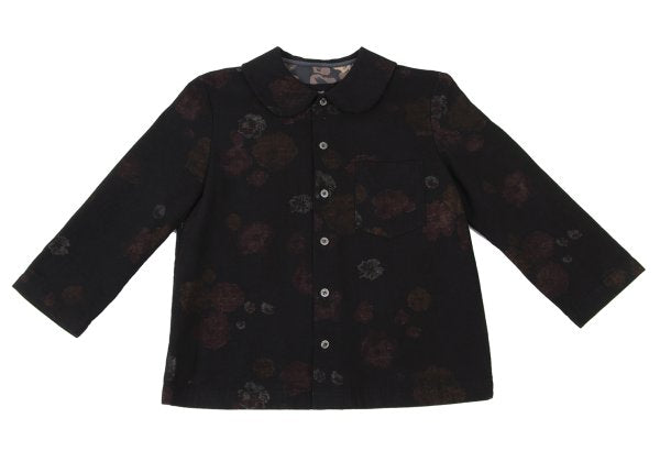 tricot COMME des GARCONS Floral Print Blouse Black Size S