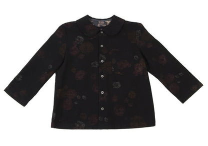 tricot COMME des GARCONS Floral Print Blouse Black Size S