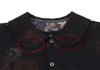 tricot COMME des GARCONS Floral Print Blouse Black Size S