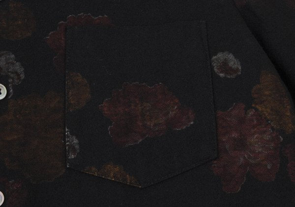 tricot COMME des GARCONS Floral Print Blouse Black Size S