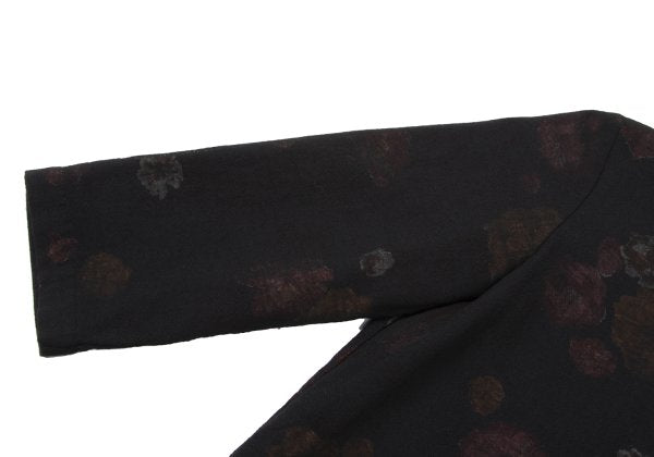 tricot COMME des GARCONS Floral Print Blouse Black Size S