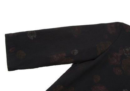 tricot COMME des GARCONS Floral Print Blouse Black Size S