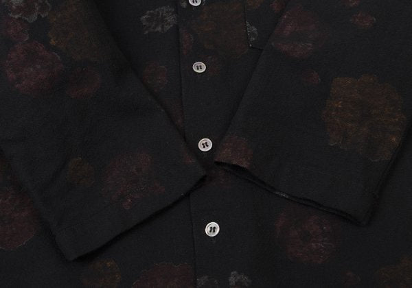 tricot COMME des GARCONS Floral Print Blouse Black Size S