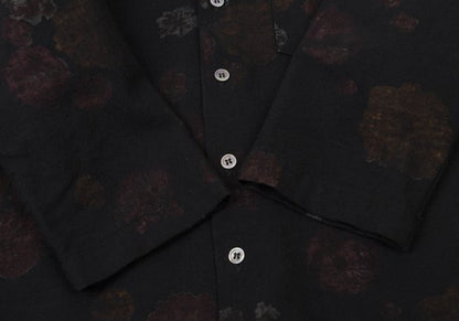 tricot COMME des GARCONS Floral Print Blouse Black Size S
