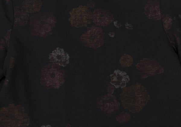 tricot COMME des GARCONS Floral Print Blouse Black Size S