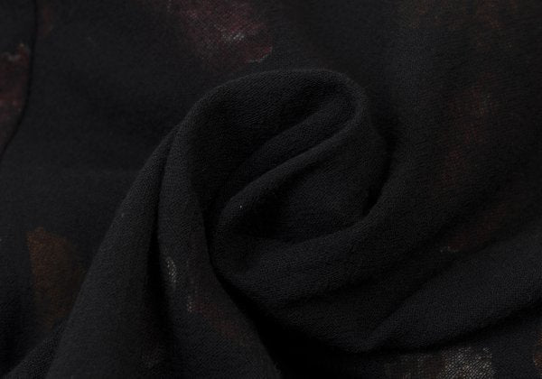 tricot COMME des GARCONS Floral Print Blouse Black Size S