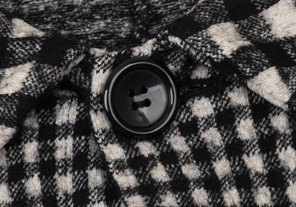 tricot COMME des GARCONS Check Velour Jacket Black Size S