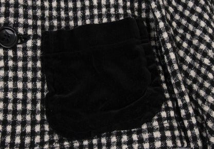 tricot COMME des GARCONS Check Velour Jacket Black Size S