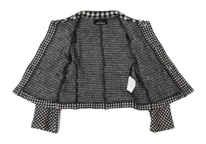 tricot COMME des GARCONS Check Velour Jacket Black Size S