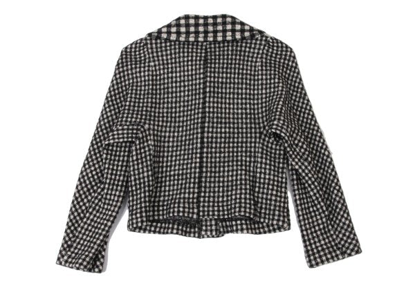 tricot COMME des GARCONS Check Velour Jacket Black Size S