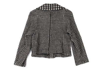 tricot COMME des GARCONS Check Velour Jacket Black Size S