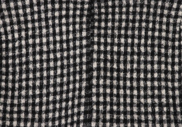 tricot COMME des GARCONS Check Velour Jacket Black Size S