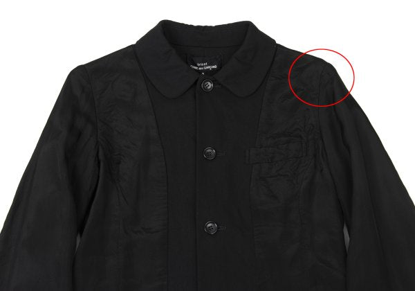 tricot COMME des GARCONS Mixed Material Jacket Black Size S