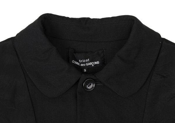 tricot COMME des GARCONS Mixed Material Jacket Black Size S