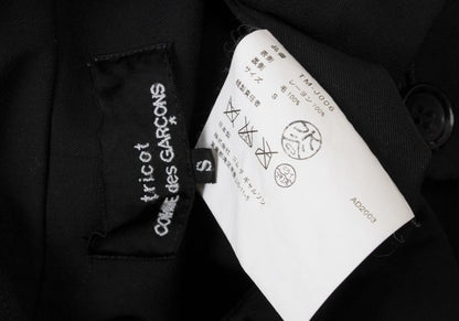 tricot COMME des GARCONS Mixed Material Jacket Black Size S