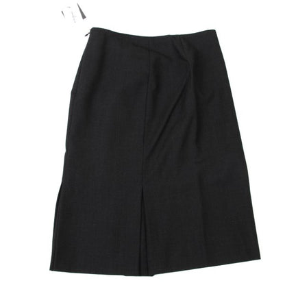 agnes b. Wool A-Line Midi Skirt Charcoal Size 36