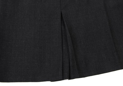 agnes b. Wool A-Line Midi Skirt Charcoal Size 36